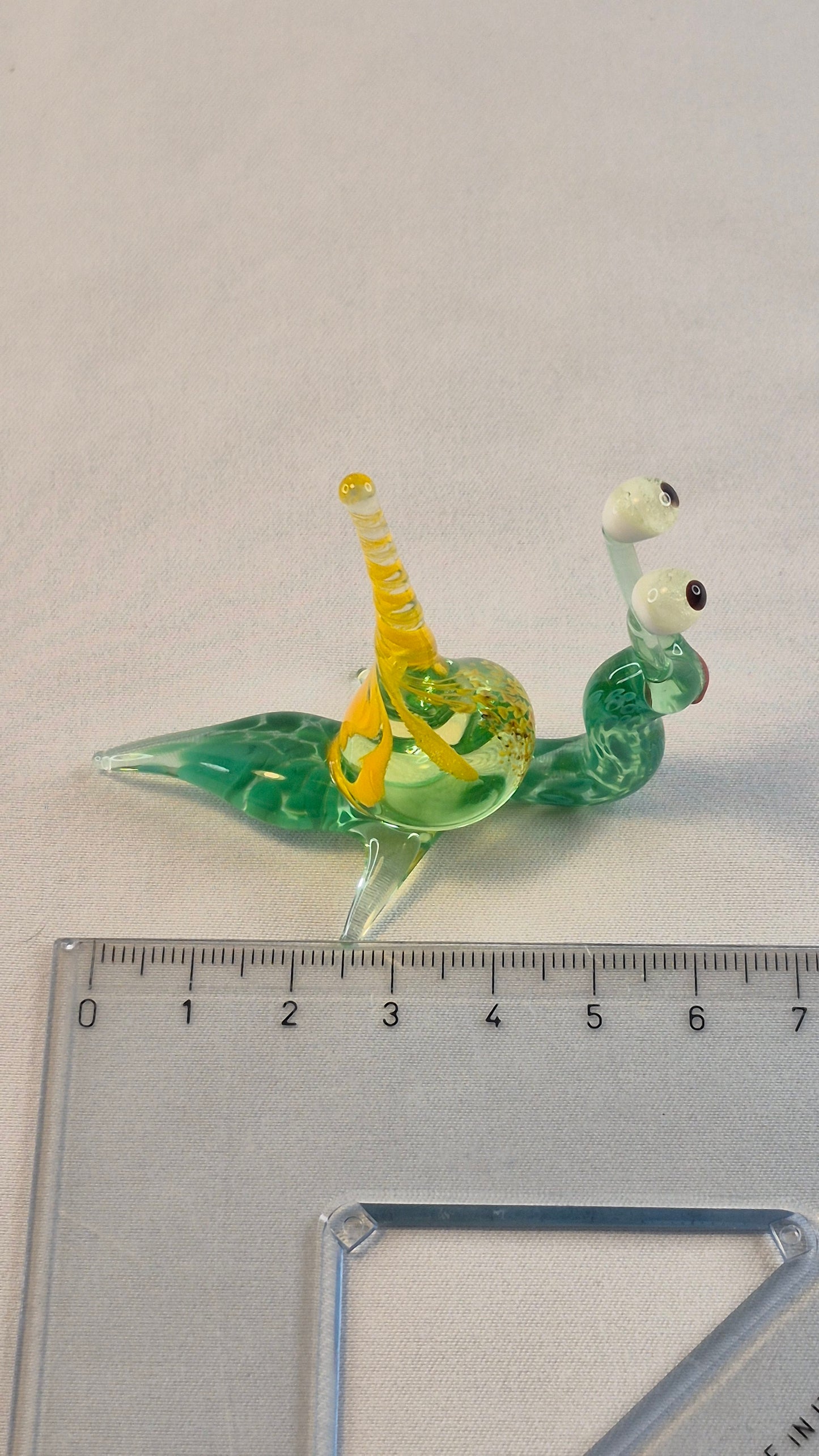 Uranium Glass Snail
