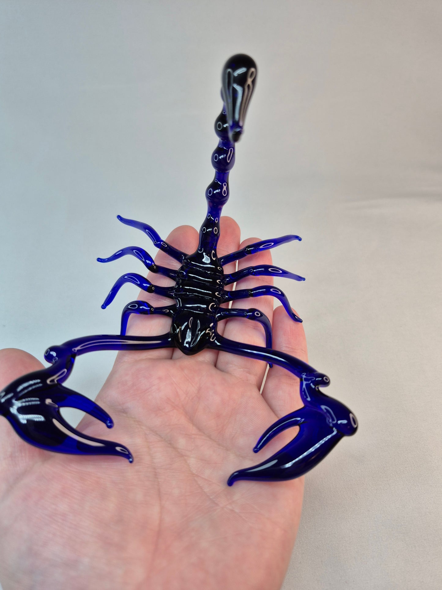 Blue Glass Scorpion