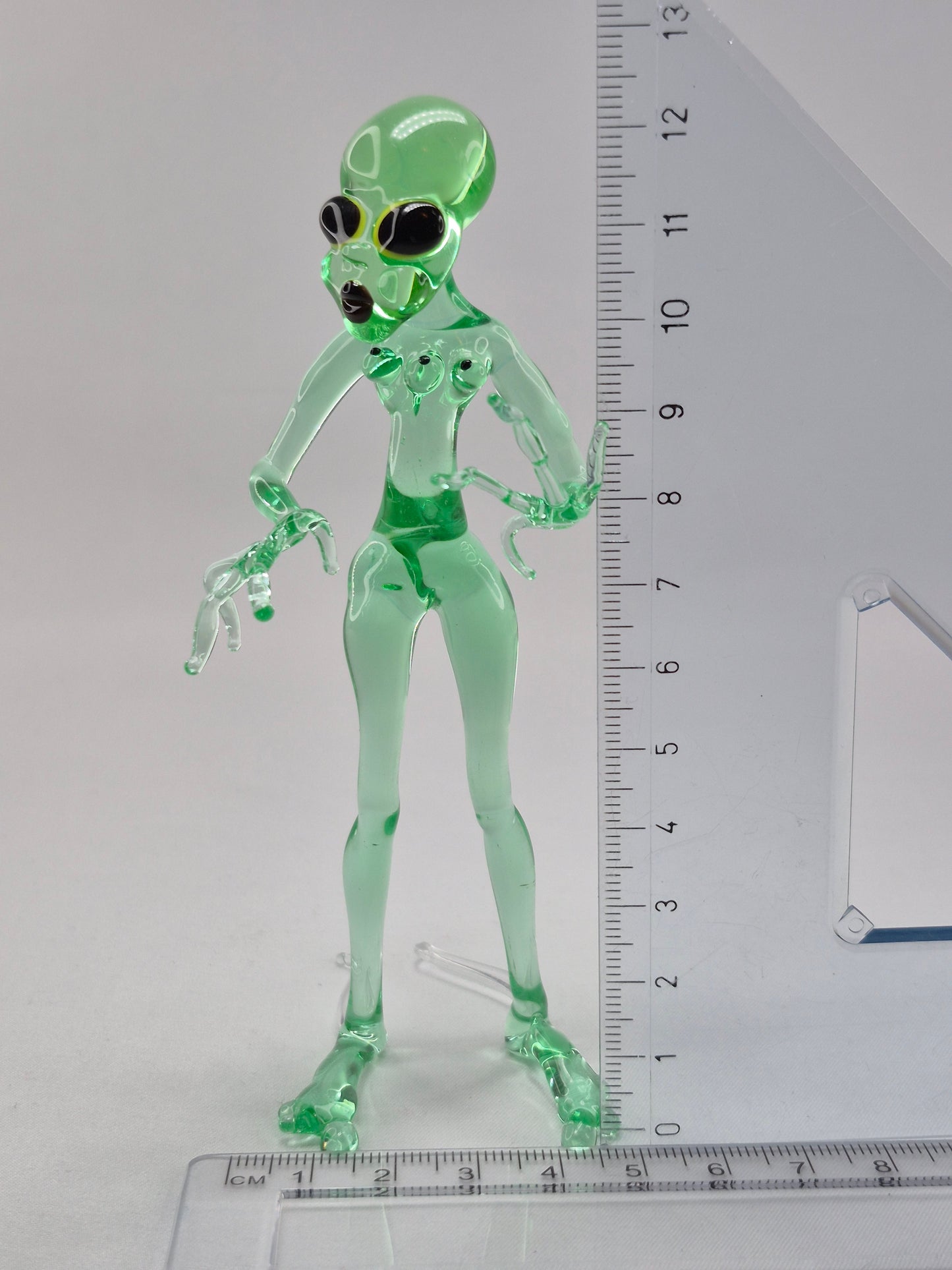 Uranium Glass Alien Woman