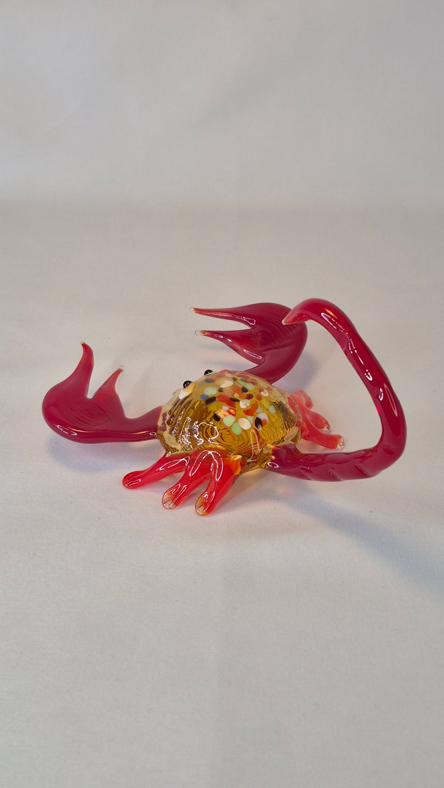 Large Red Glass Scorpion