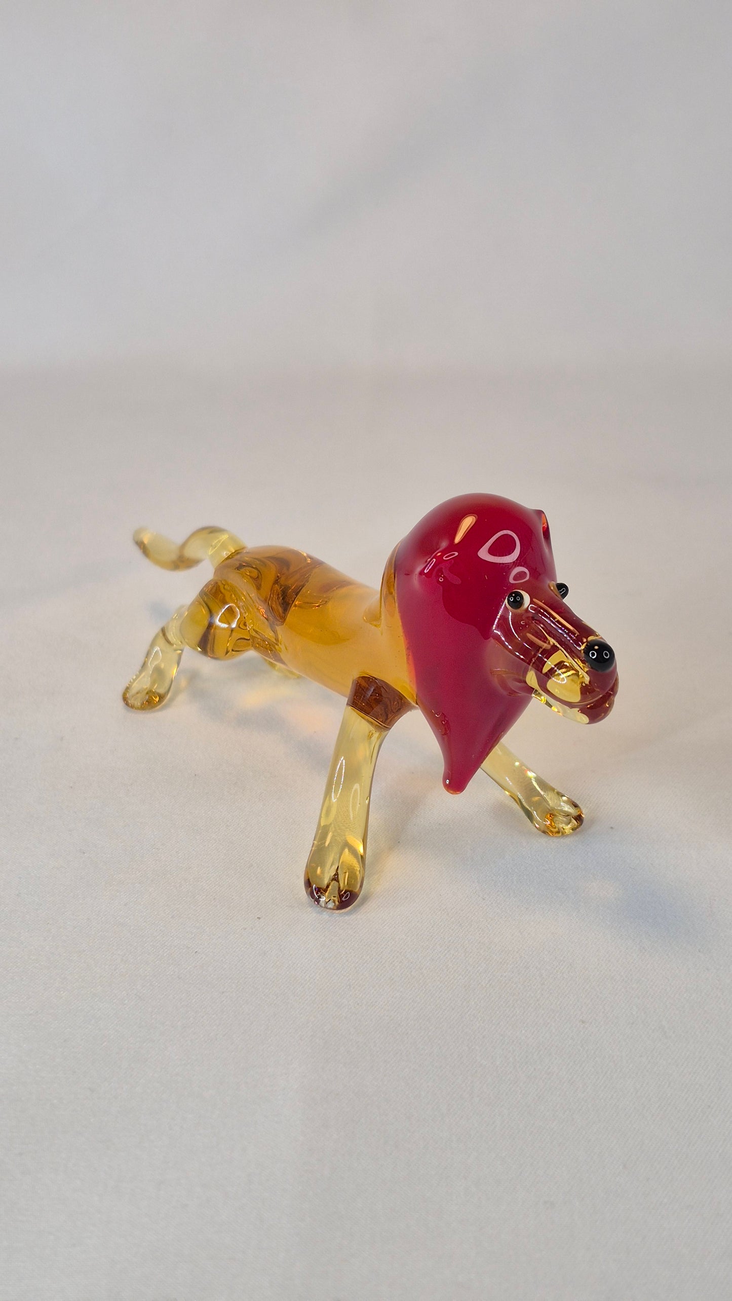 Large Glass Lion