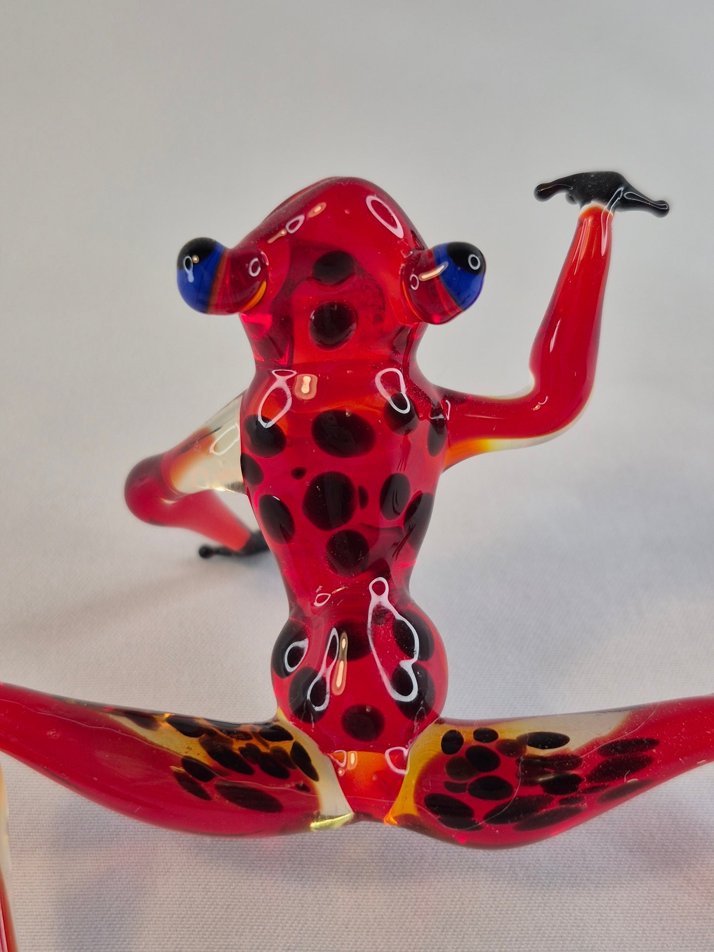 Red Sitting Frog