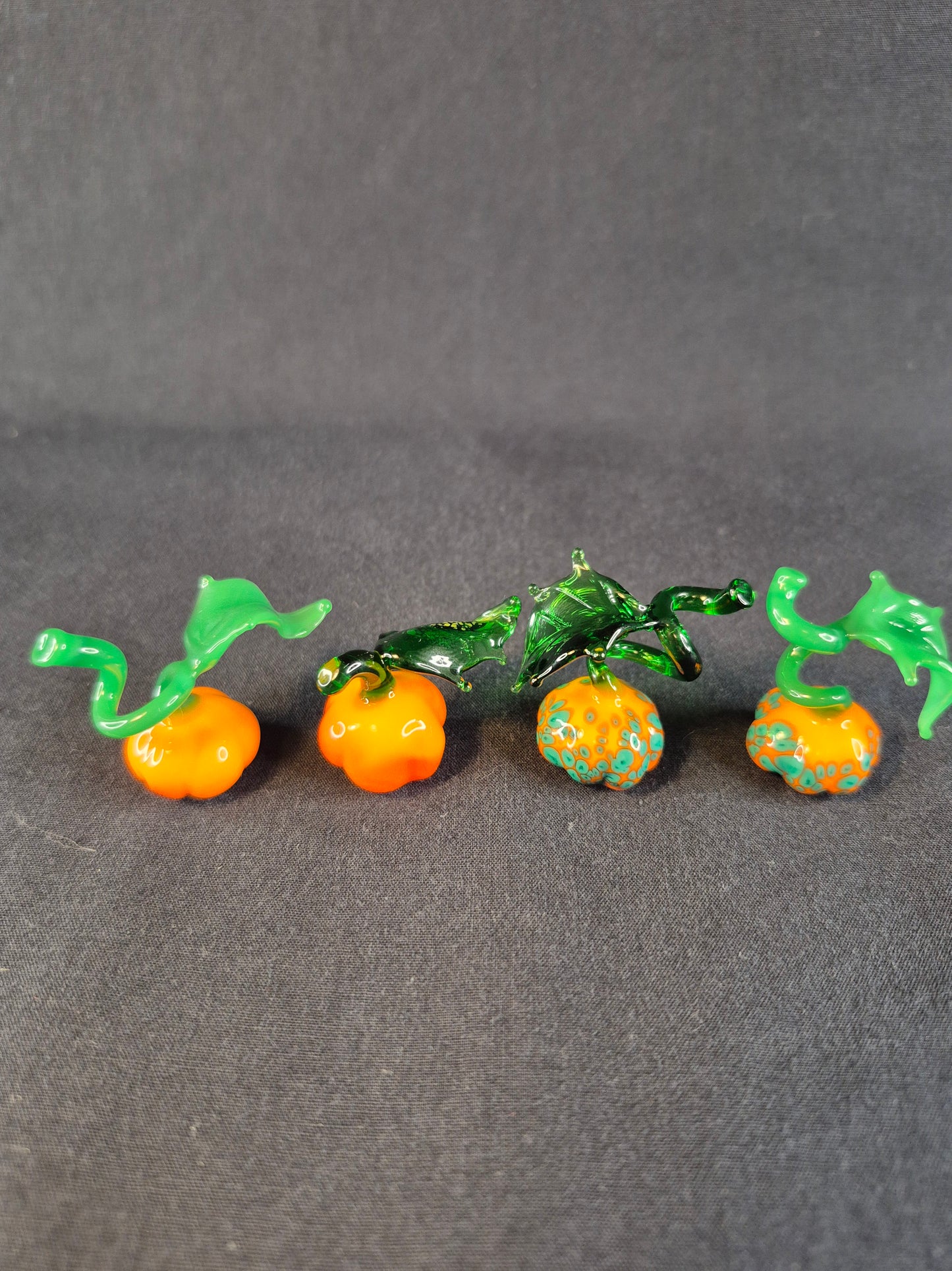 Set of Four Mini Pumpkins