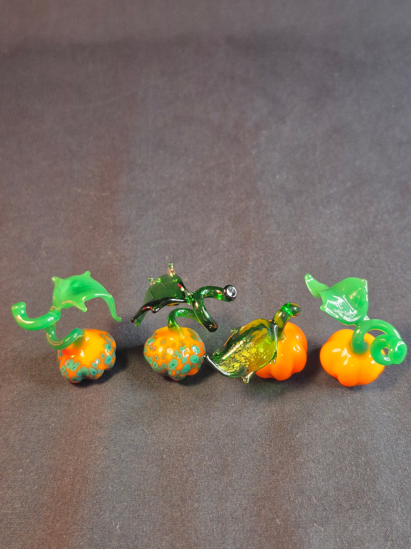 Set of Four Mini Pumpkins