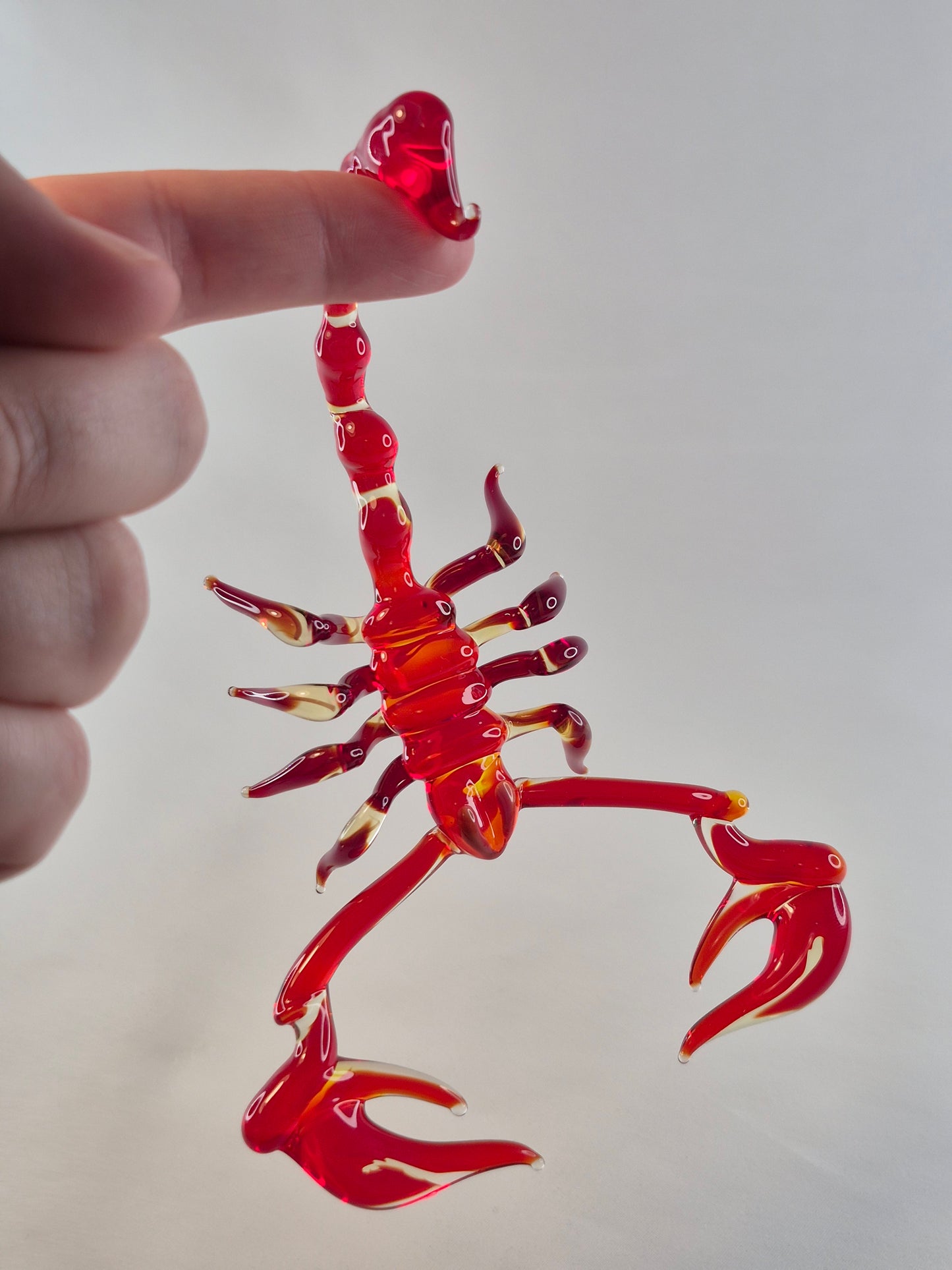 Red Glass Scorpion