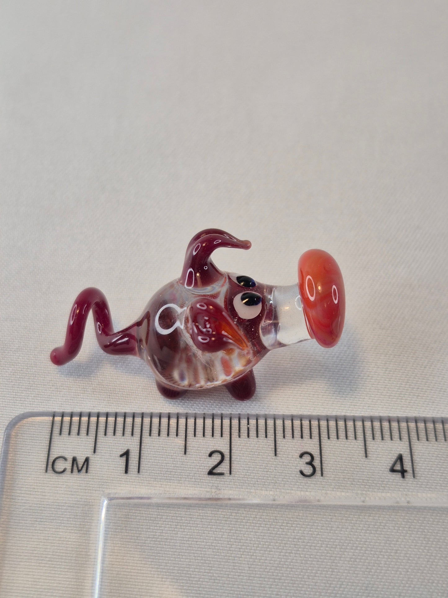 Cute Mini Glass Pig