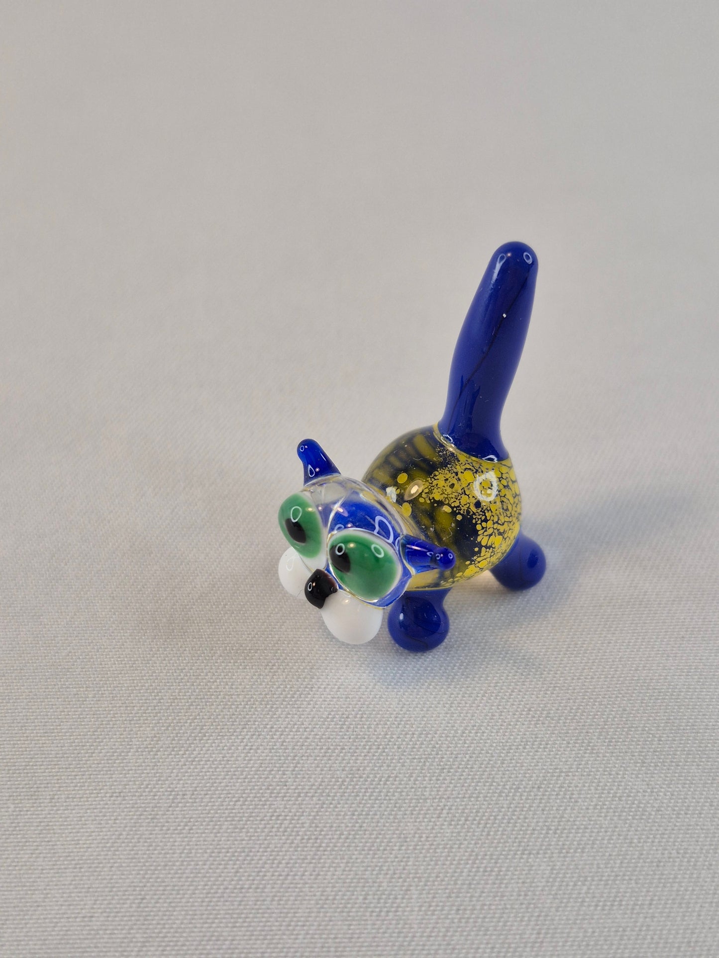 Mini Funny Chubby Glass Cat