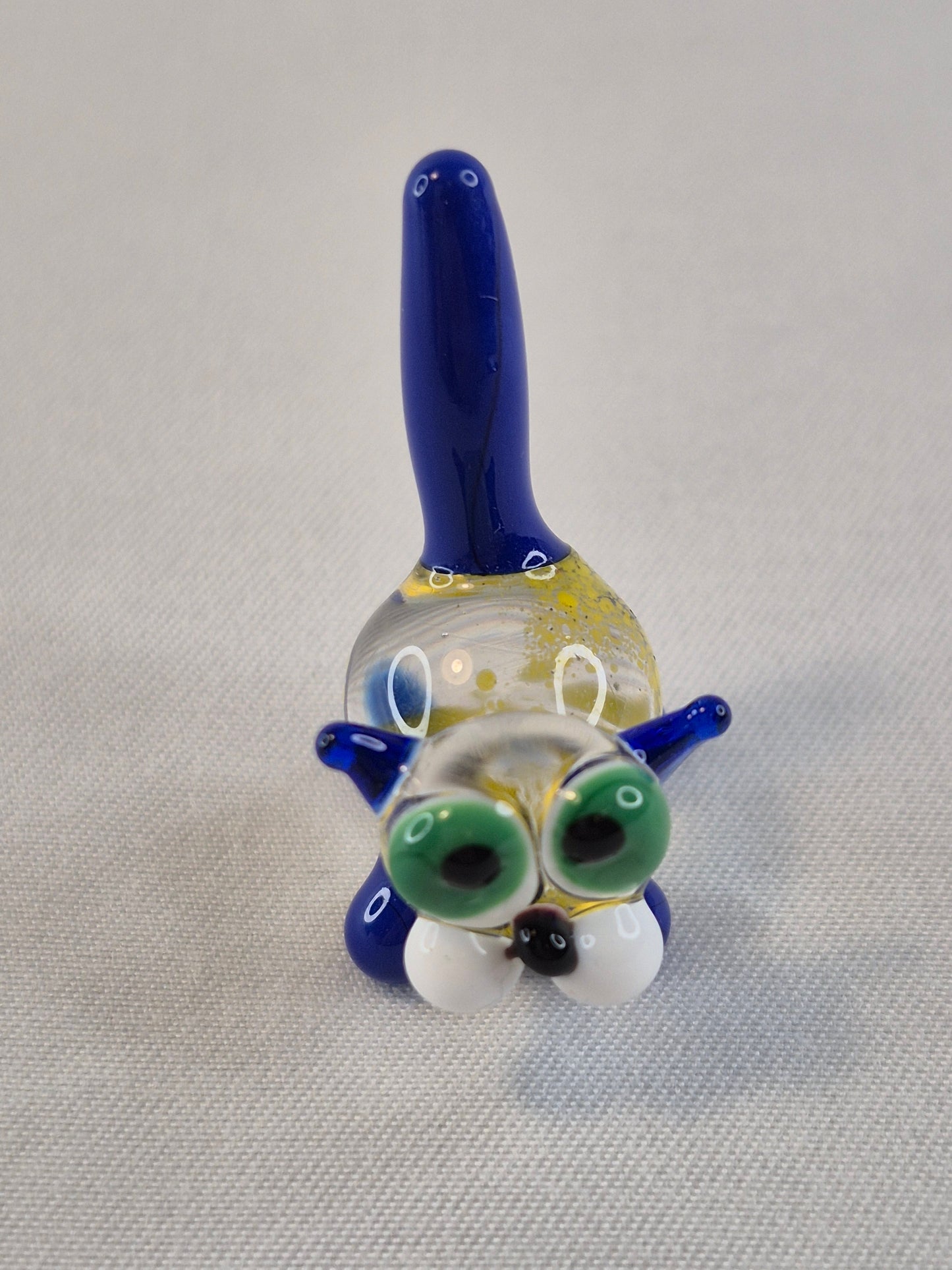 Mini Funny Chubby Glass Cat