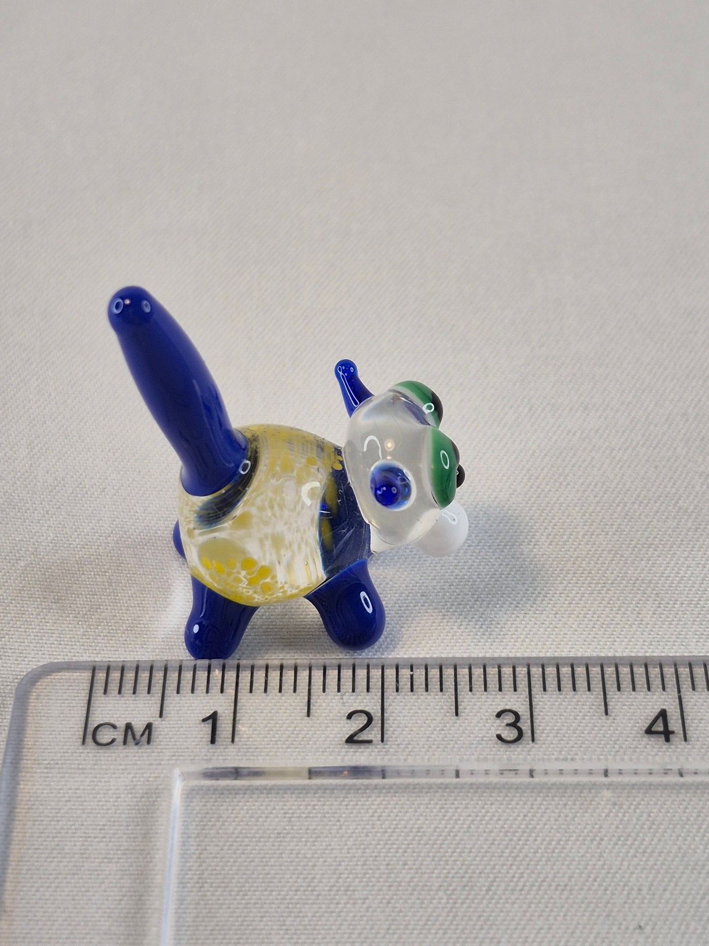 Mini Funny Chubby Glass Cat