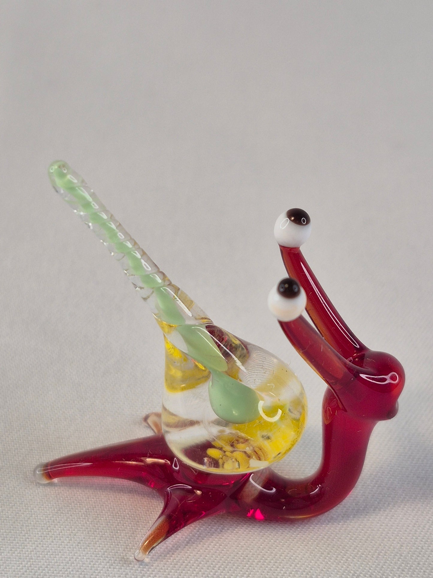 Red Glass Snail