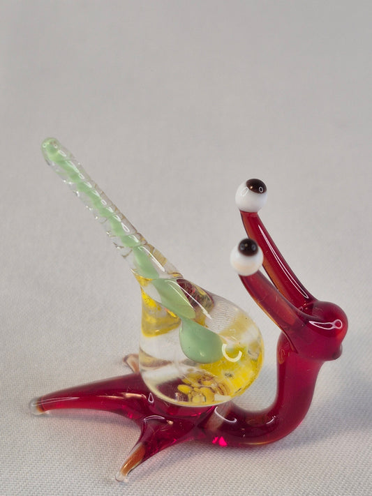 Red Glass Snail