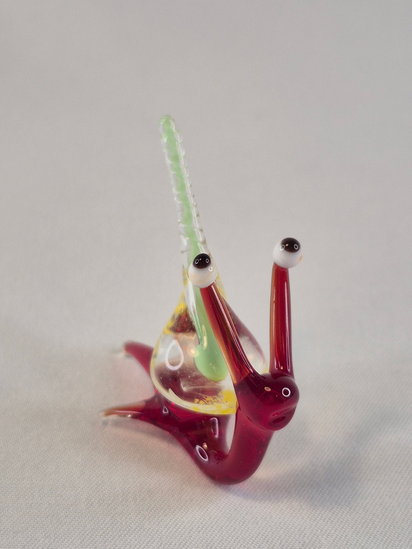 Red Glass Snail