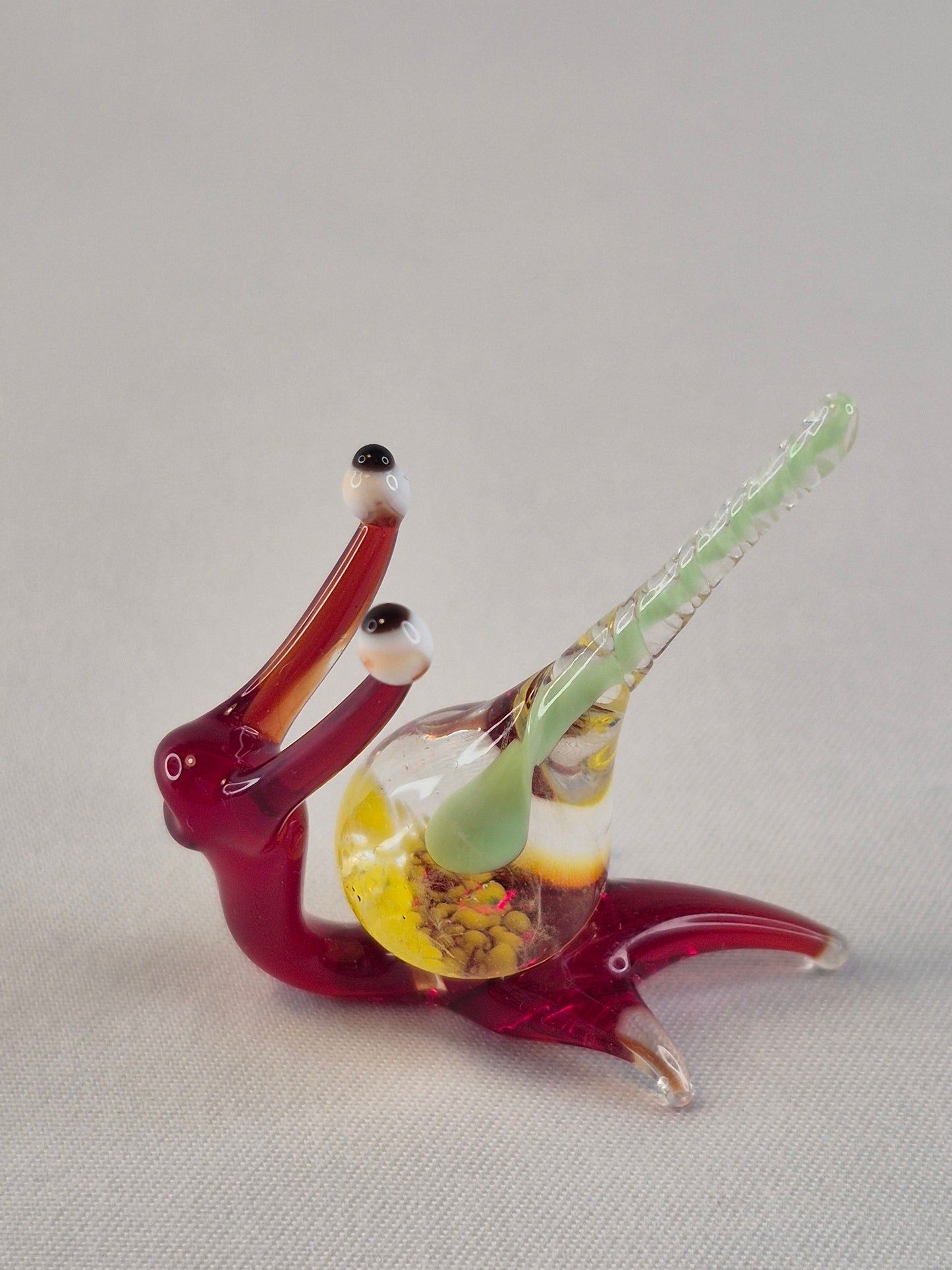 Red Glass Snail