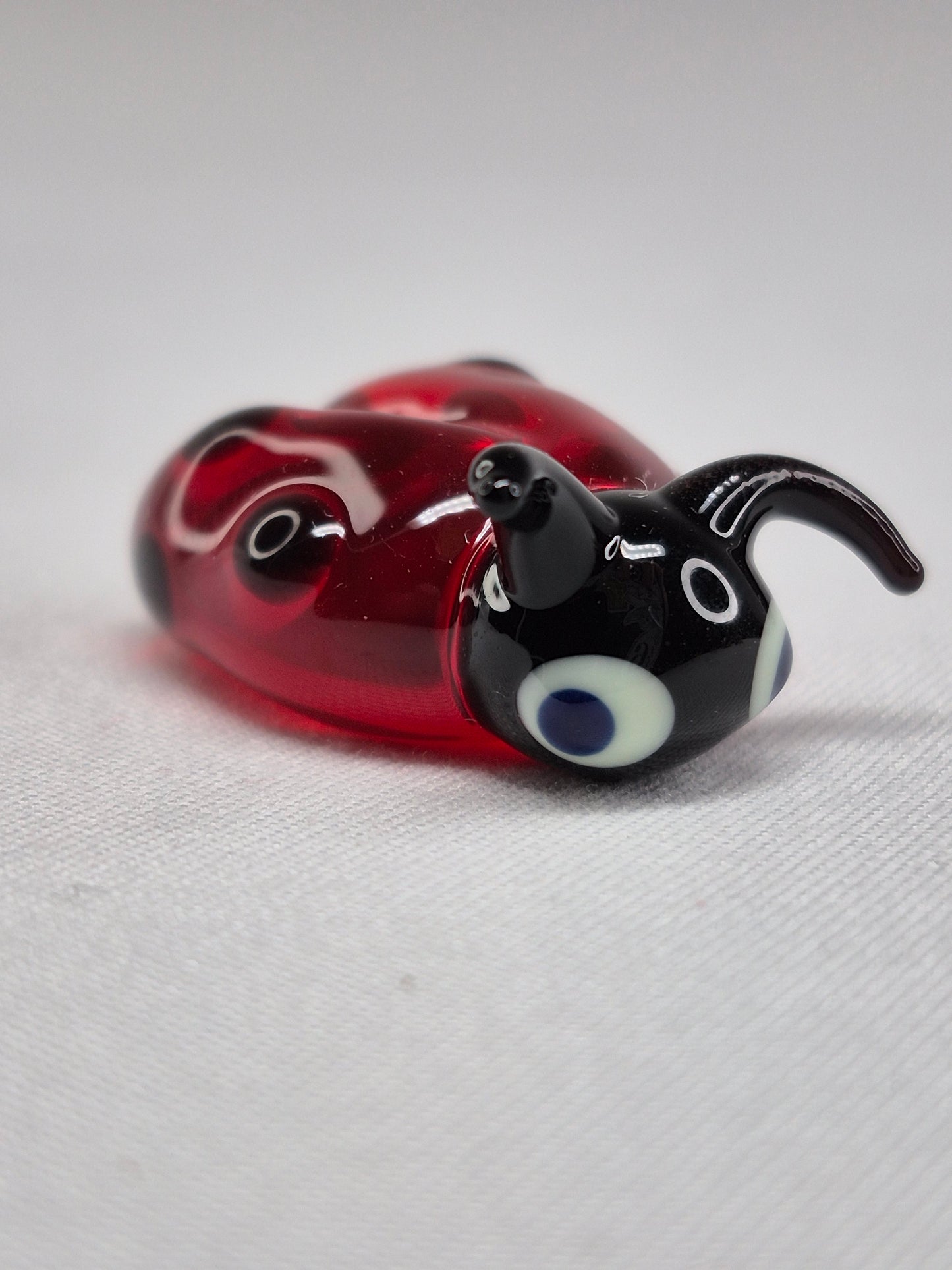 Mini Glass Ladybug