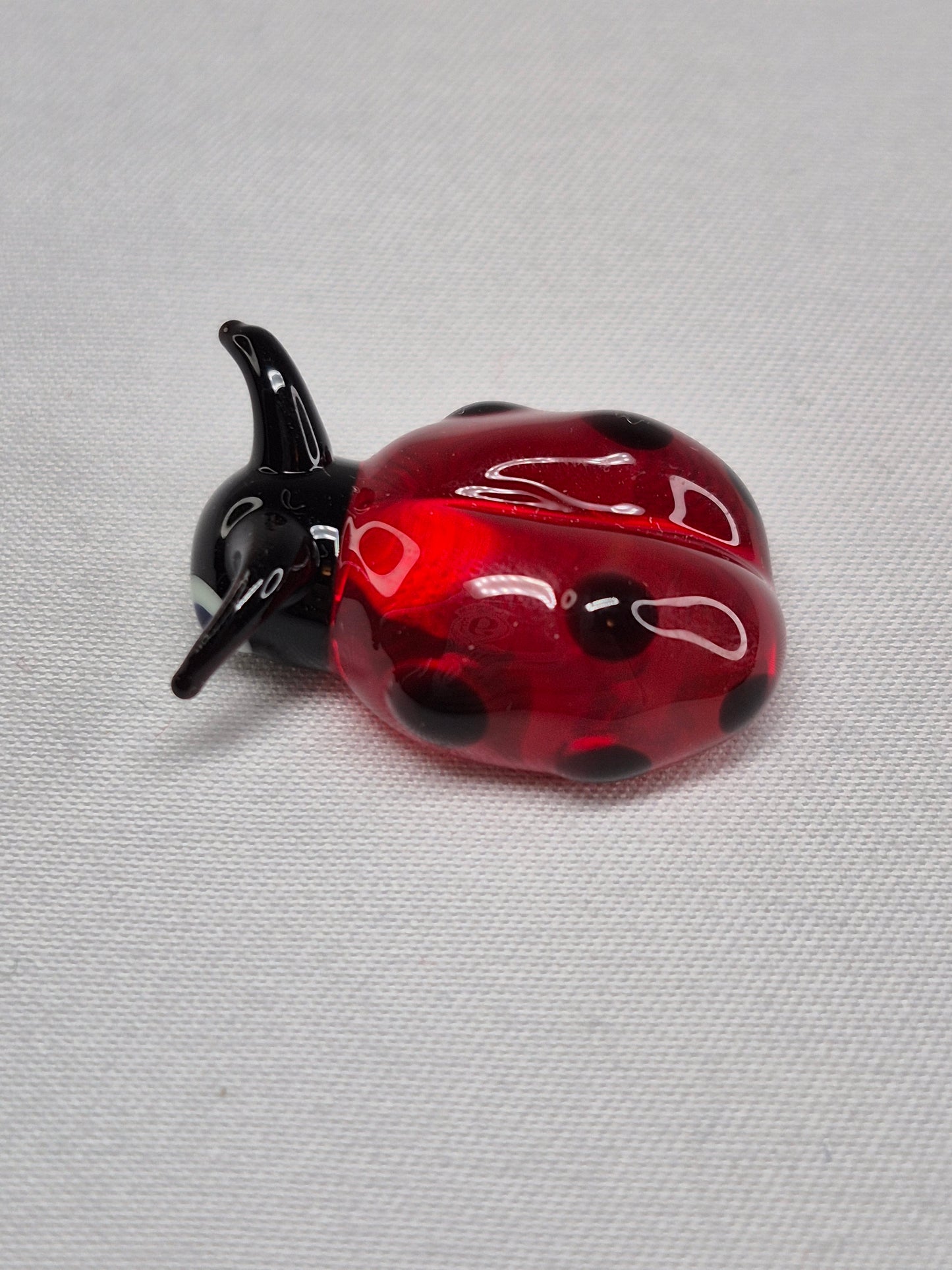 Mini Glass Ladybug