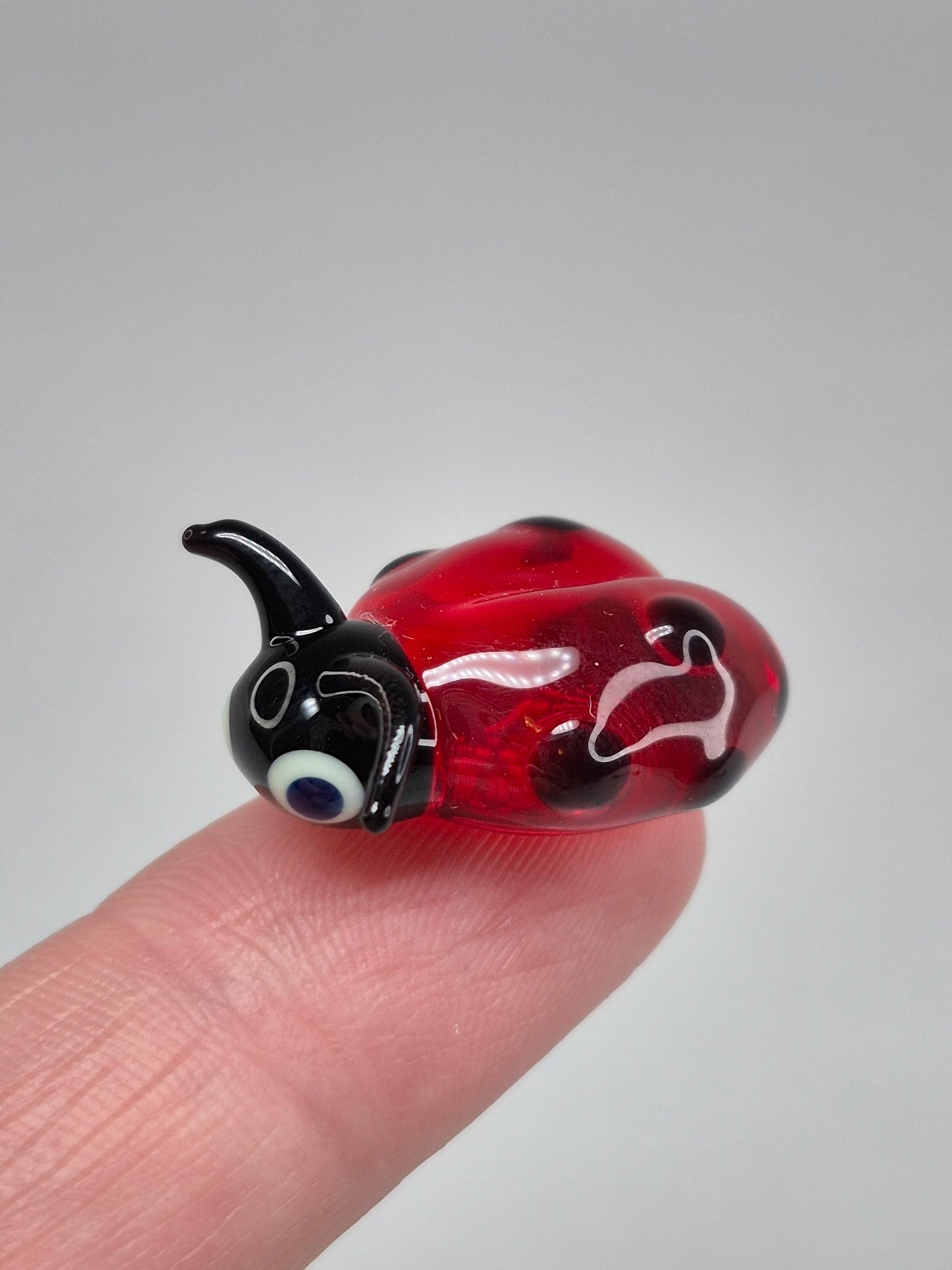 Mini Glass Ladybug