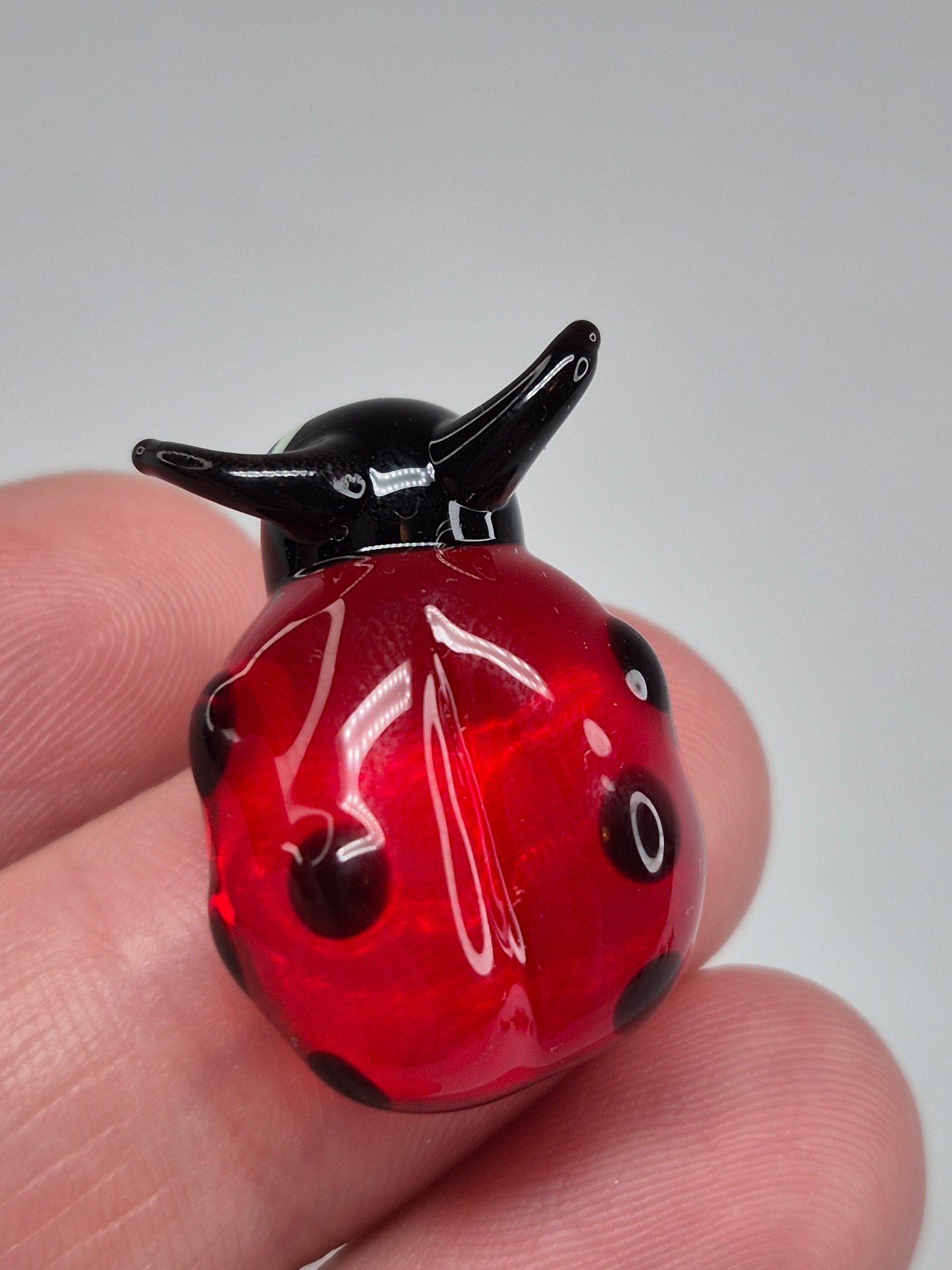 Mini Glass Ladybug