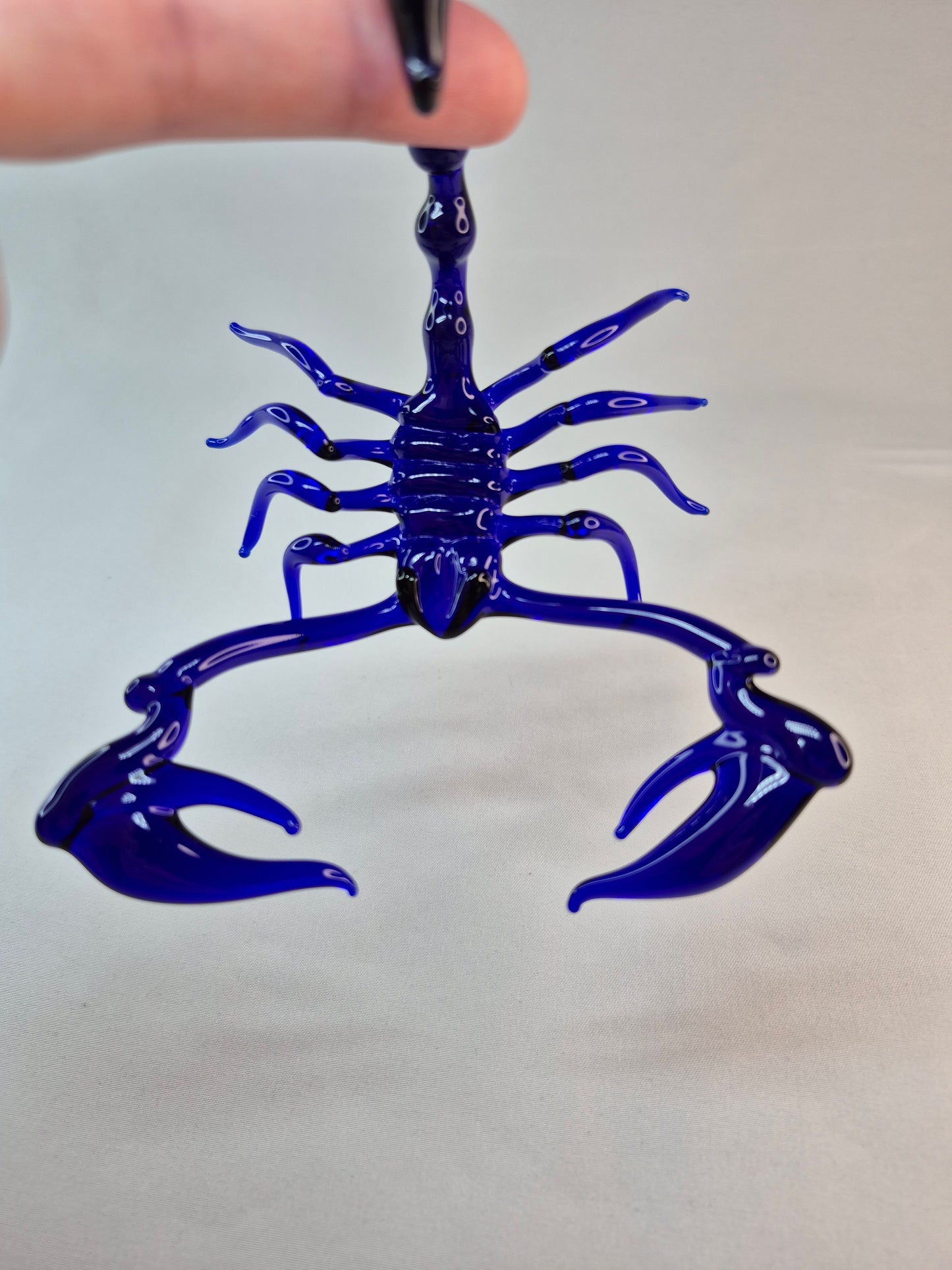 Blue Glass Scorpion