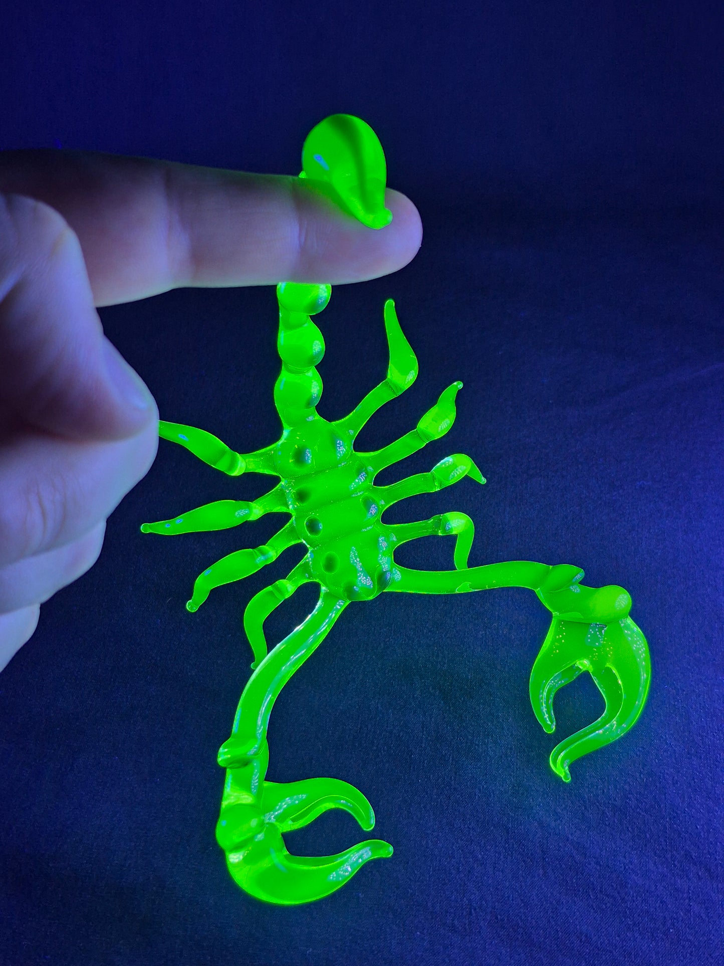 Uranium Lampwork Scorpion