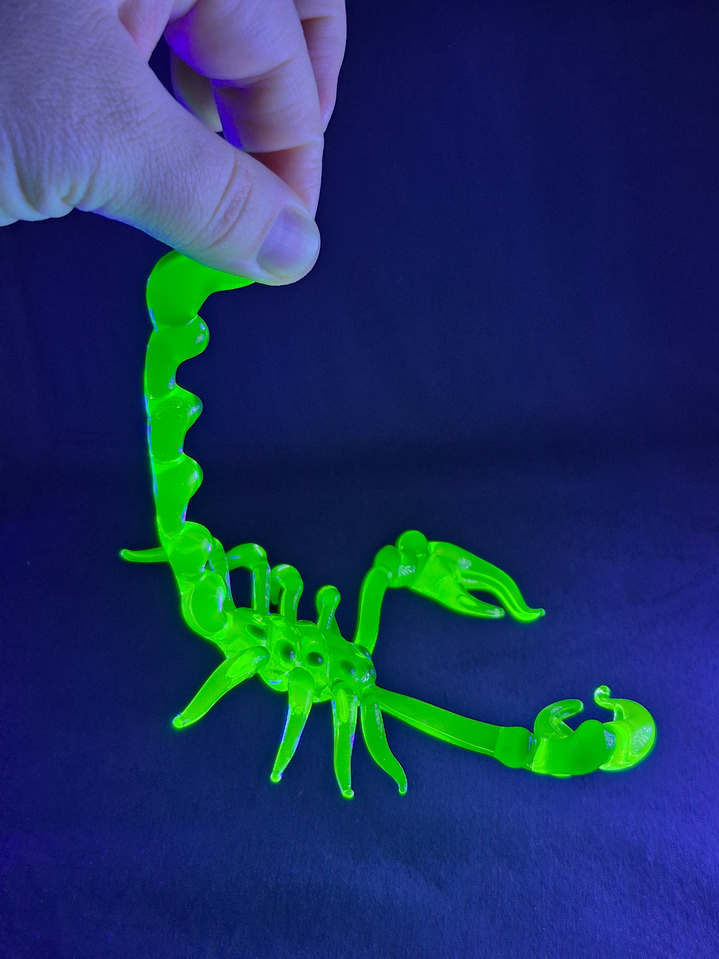 Uranium Lampwork Scorpion