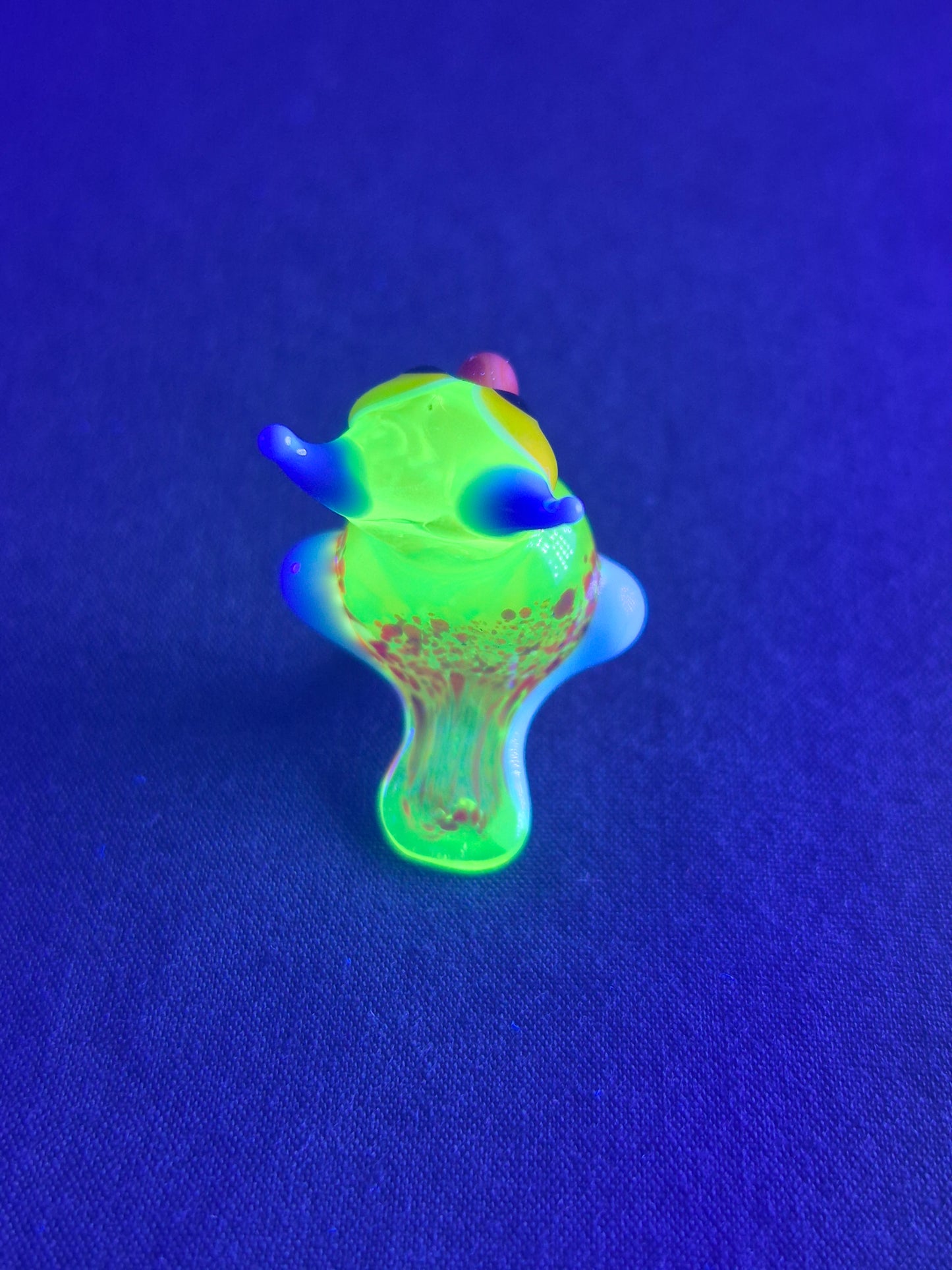 Mini Uranium Glass Owl