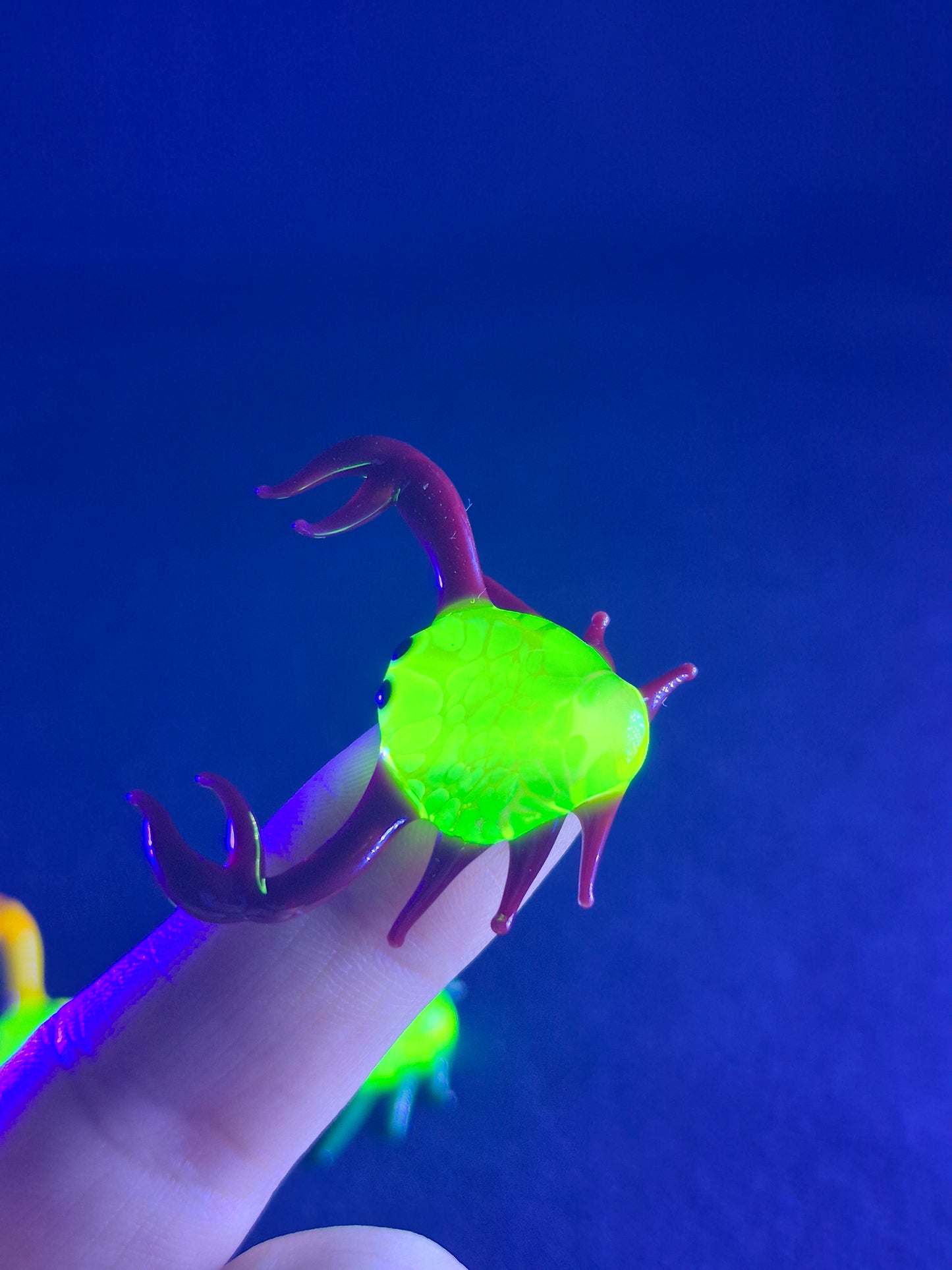 Mini Uranium Glass Crab