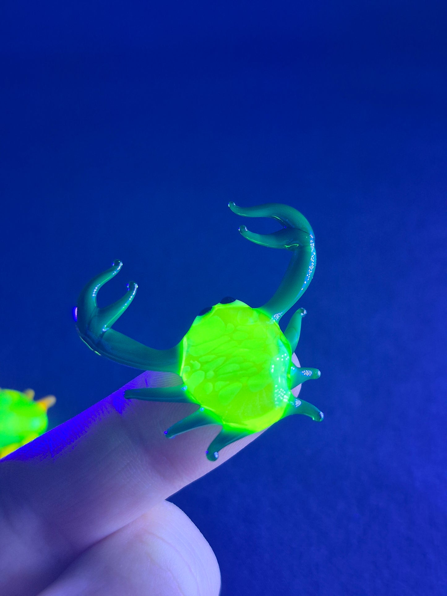Mini Uranium Glass Crab
