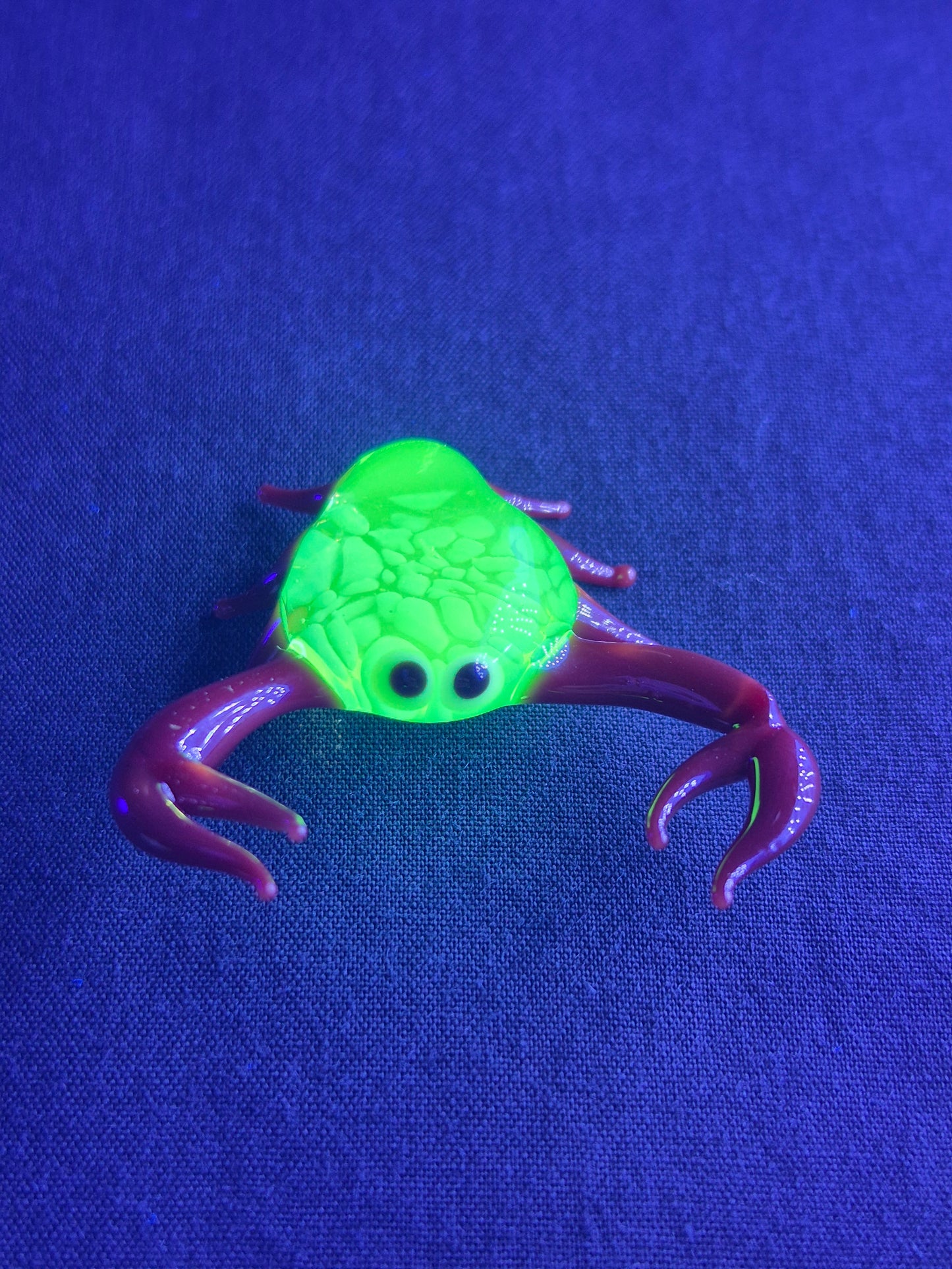 Mini Uranium Glass Crab