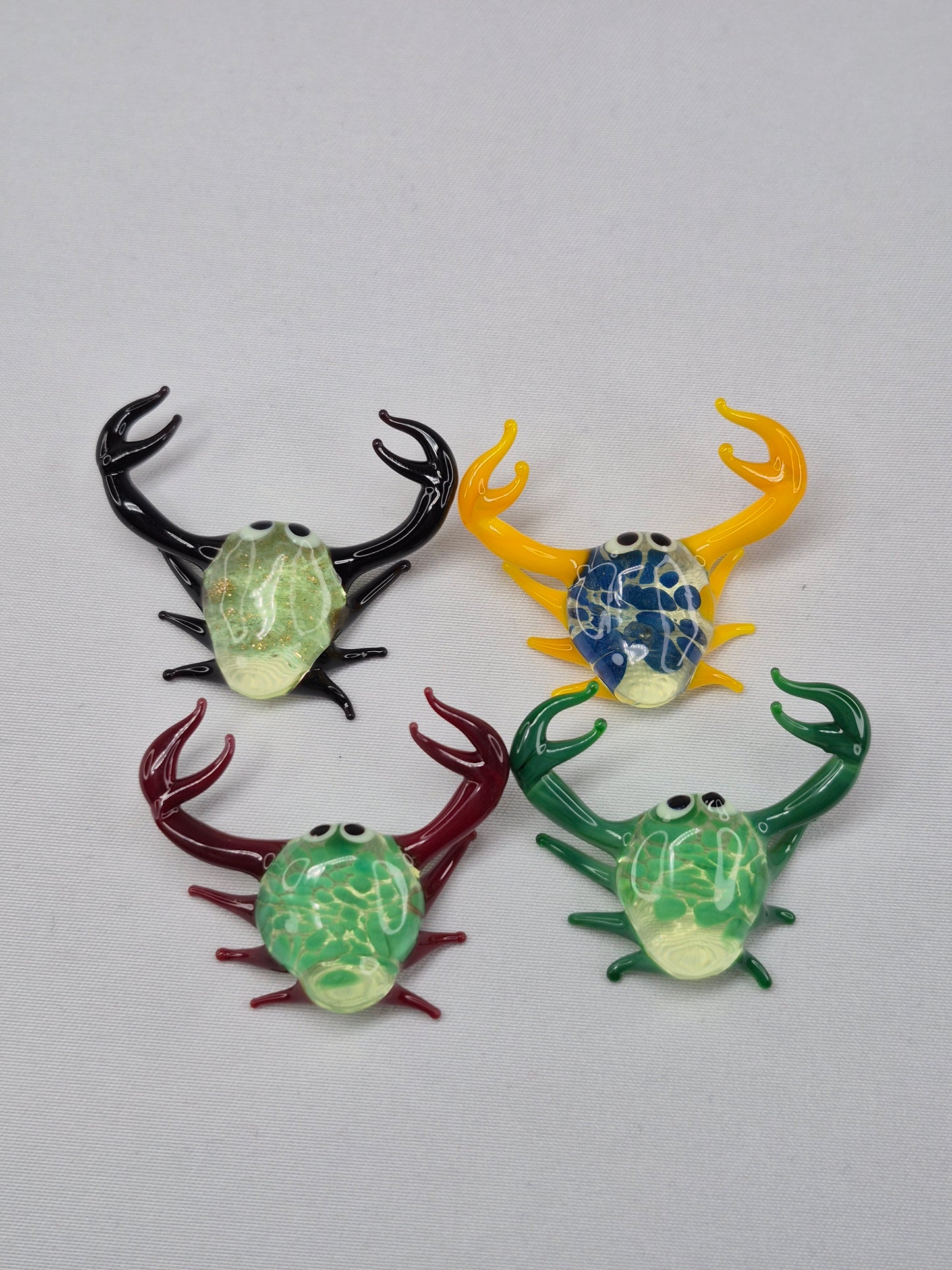 Mini Uranium Glass Crab