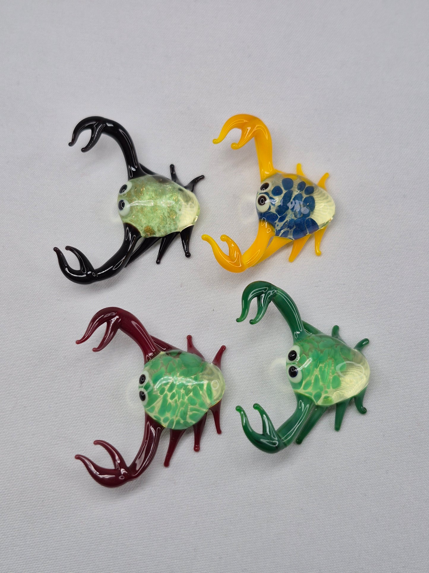 Mini Uranium Glass Crab