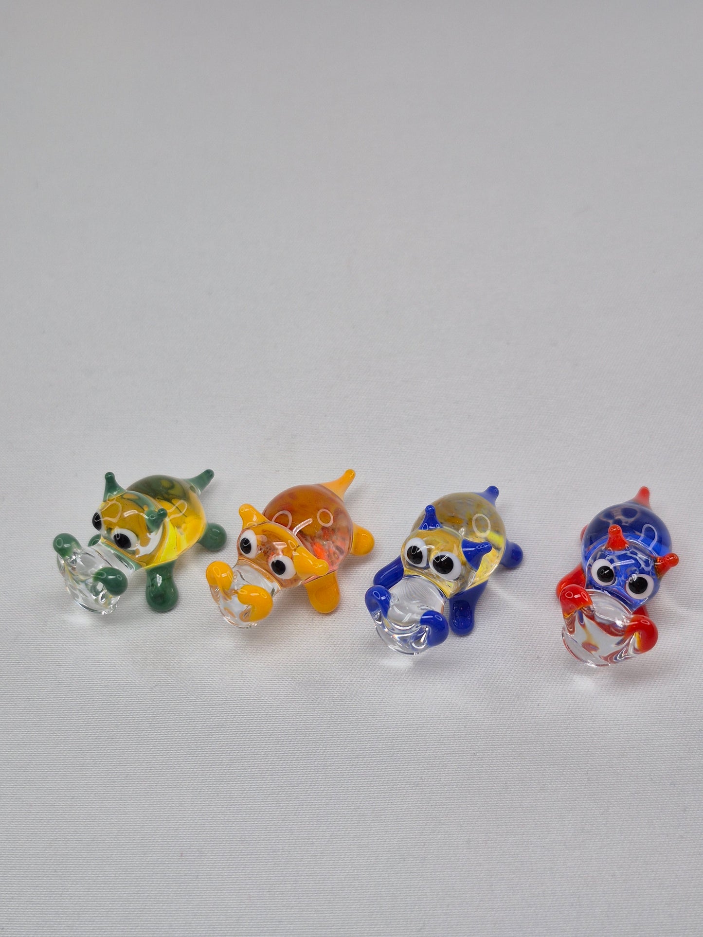 Mini Glass Hippo
