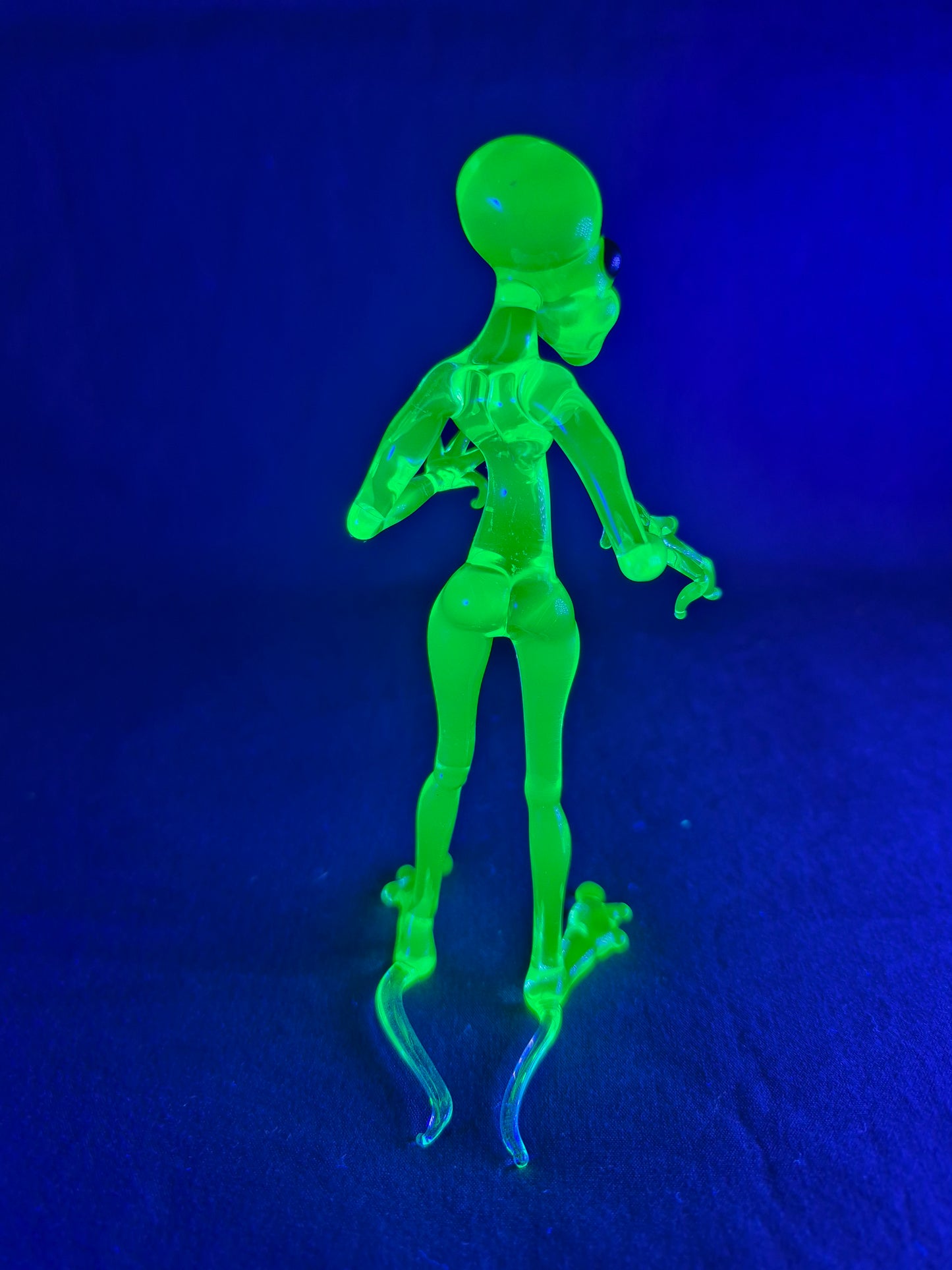 Uranium Glass Alien Woman