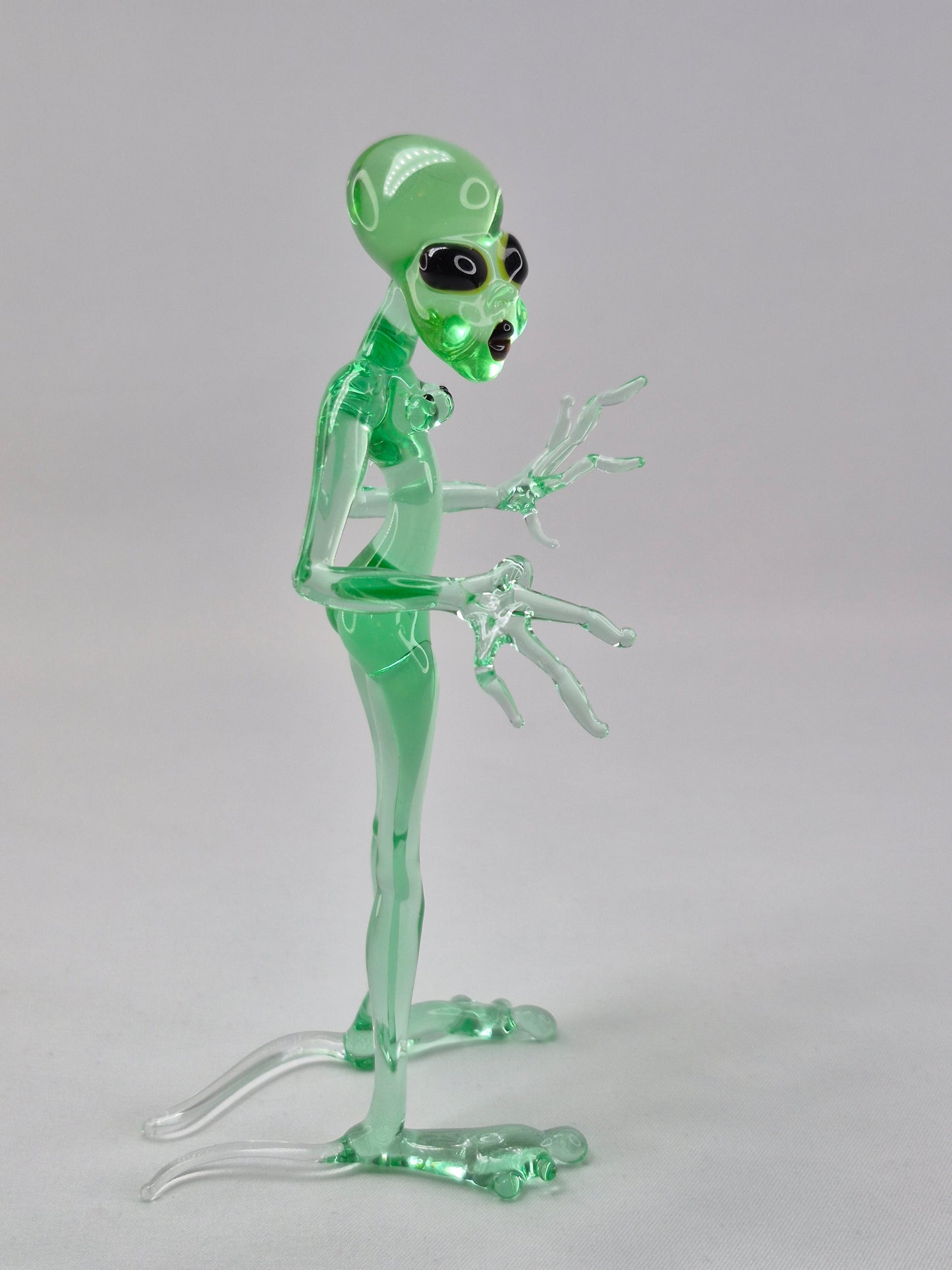 Uranium Glass Alien Woman