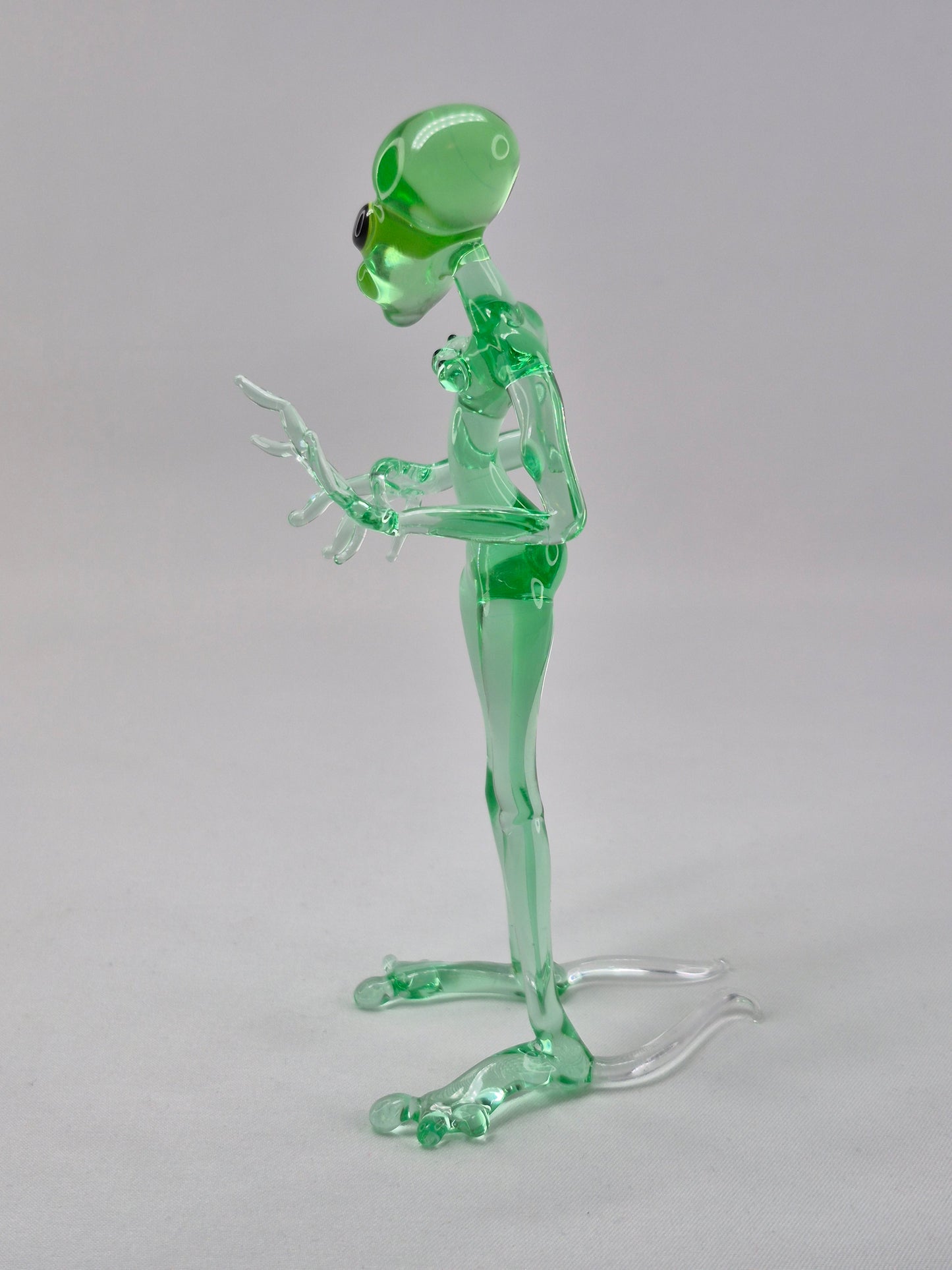 Uranium Glass Alien Woman