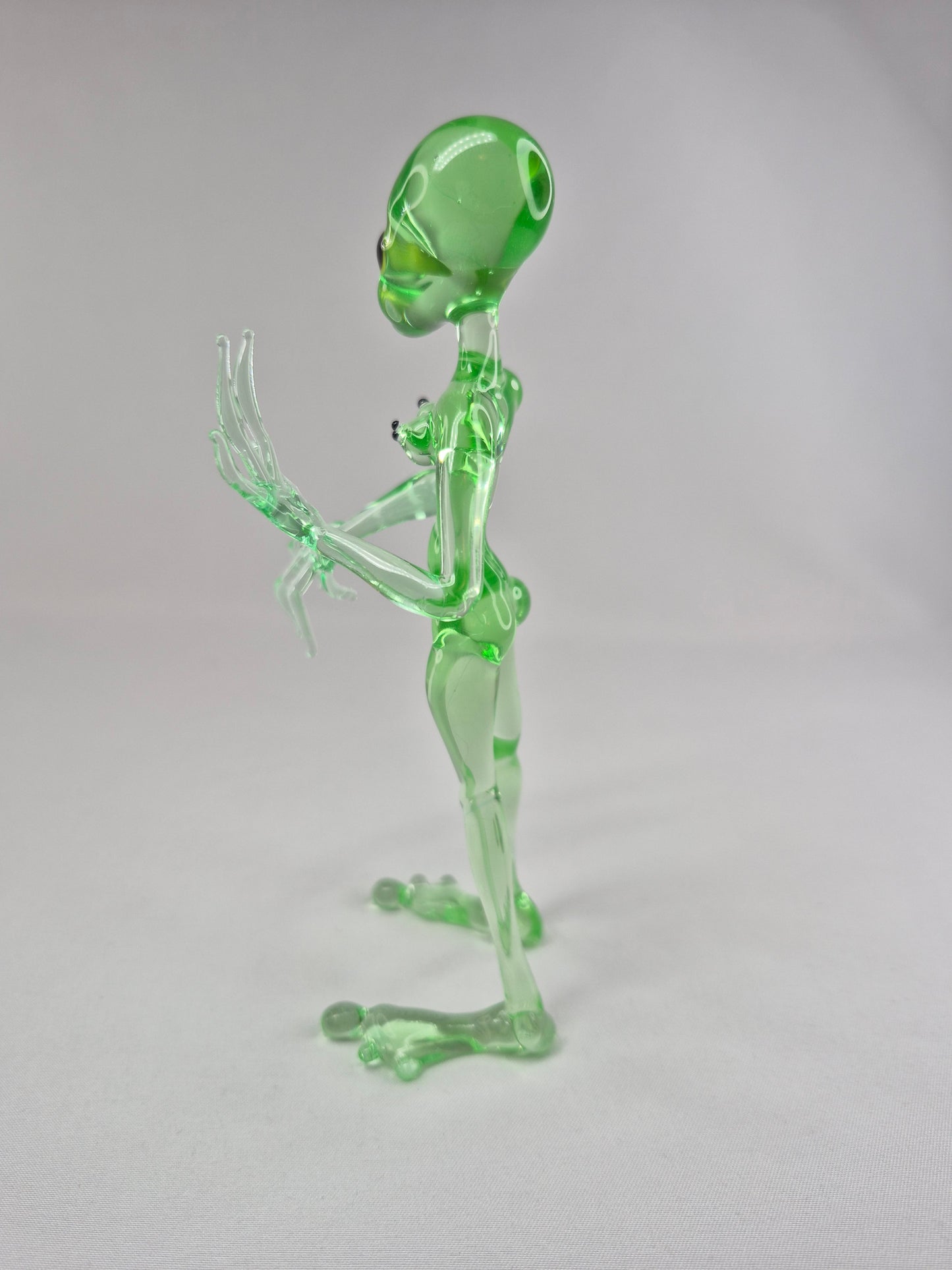 Uranium Glass Alien Woman