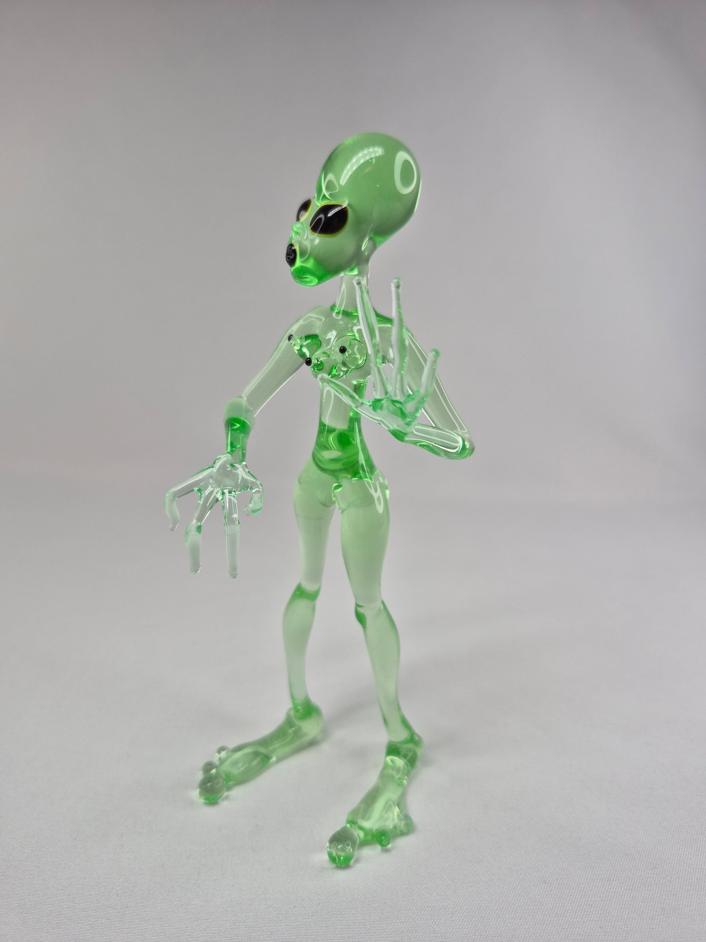 Uranium Glass Alien Woman