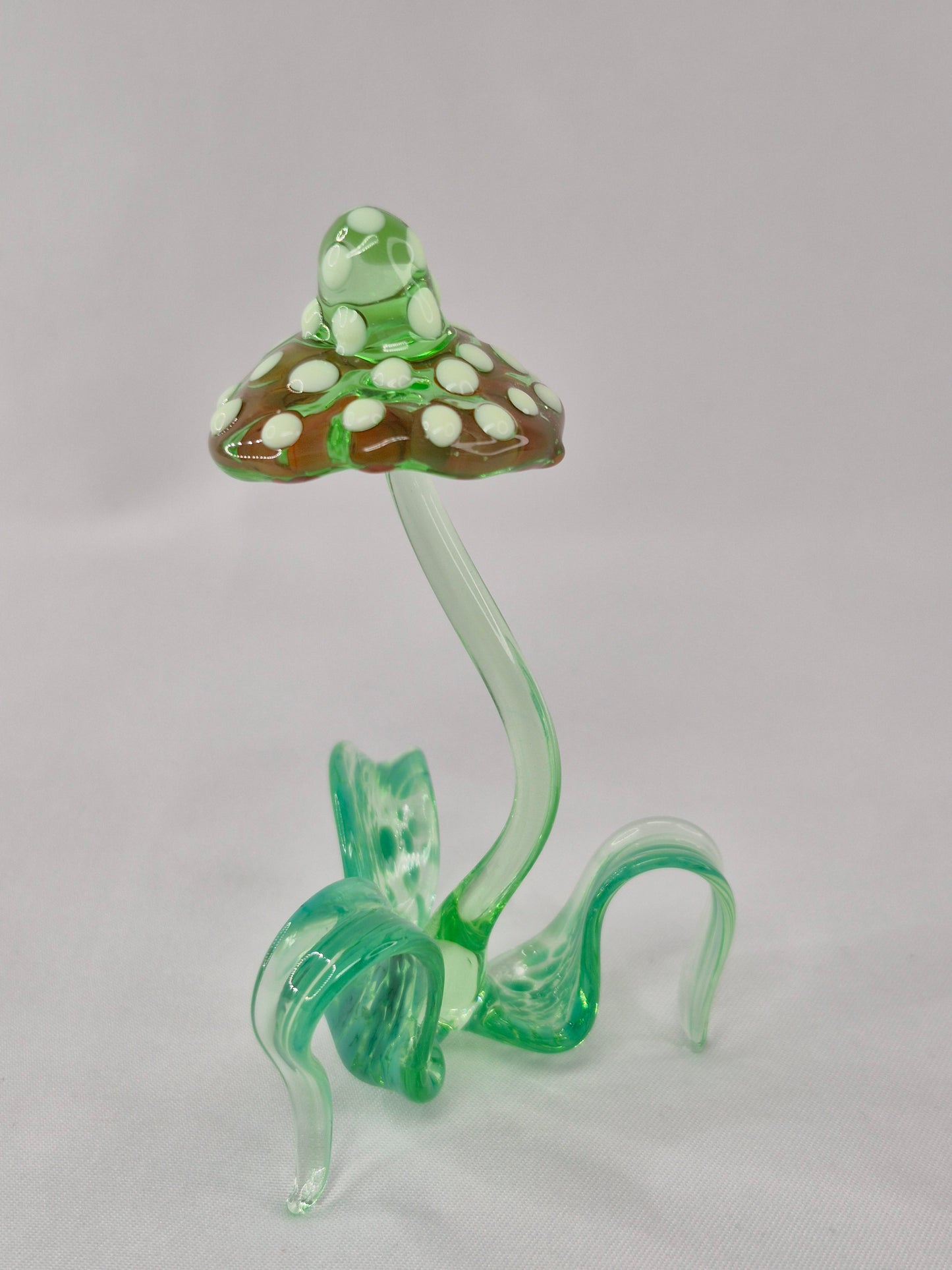Uranium Glass Mushroom