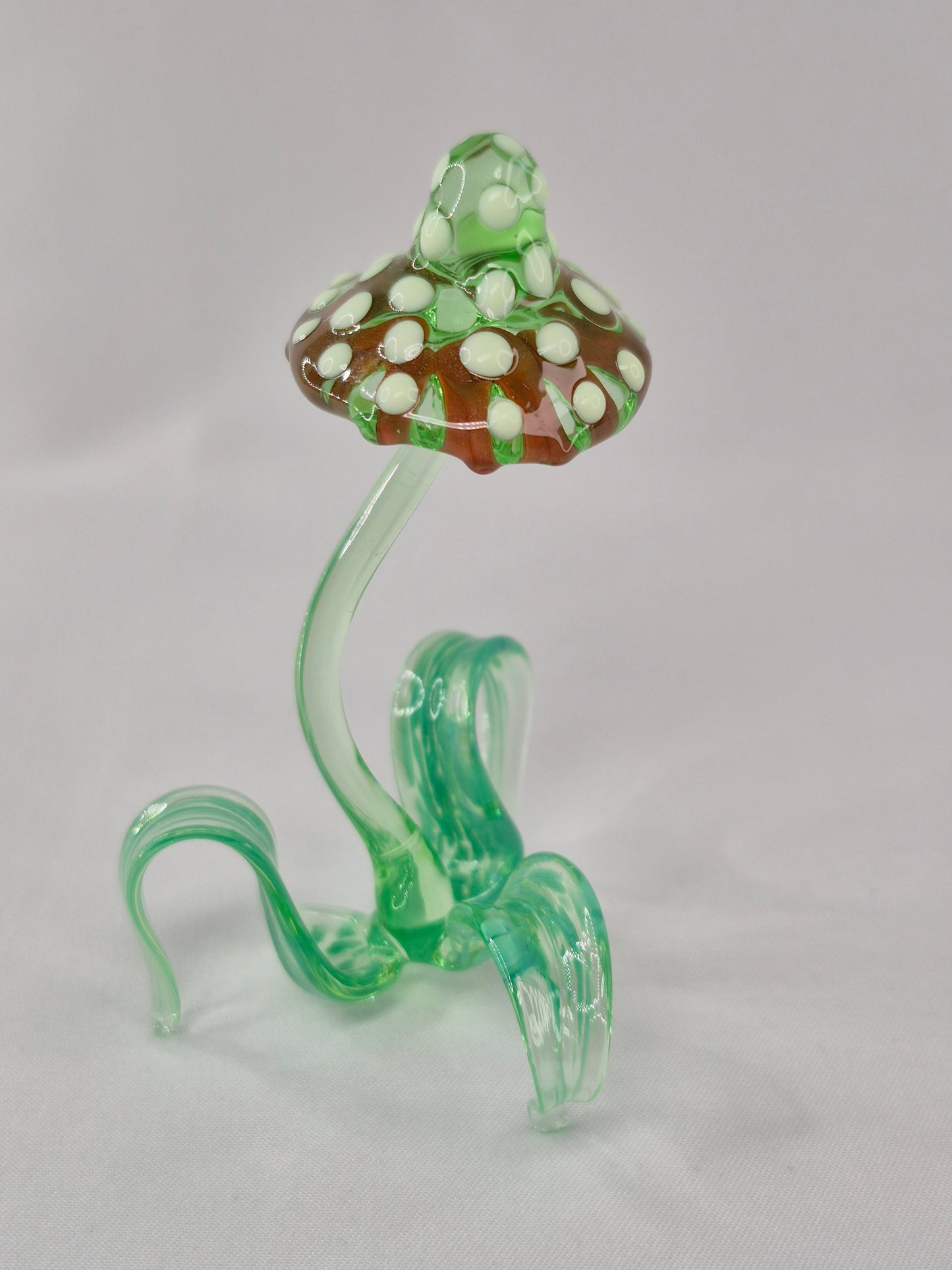 Uranium Glass Mushroom