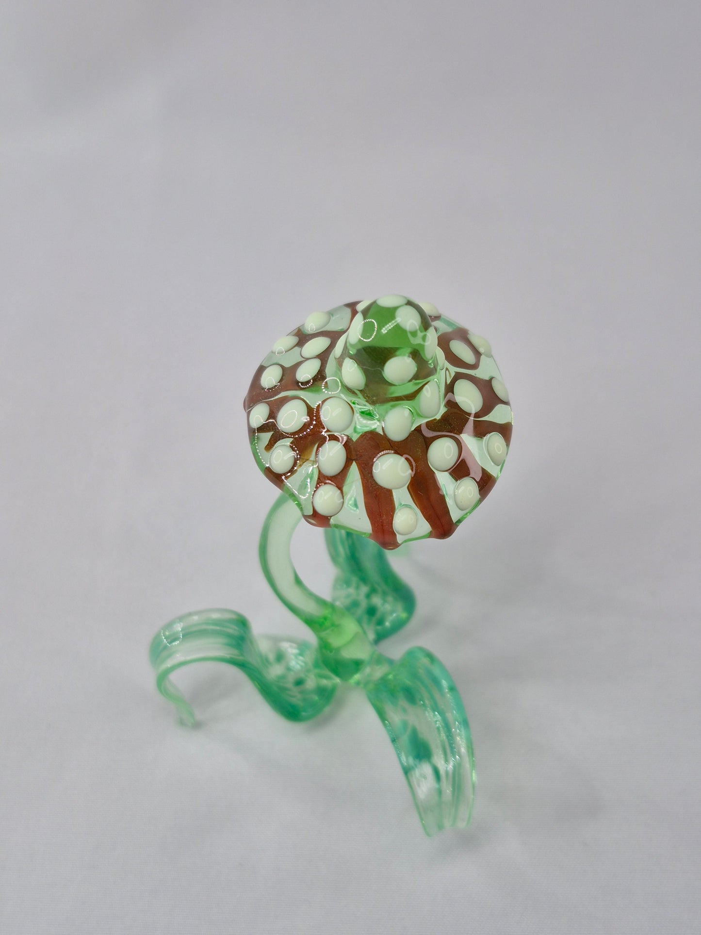 Uranium Glass Mushroom