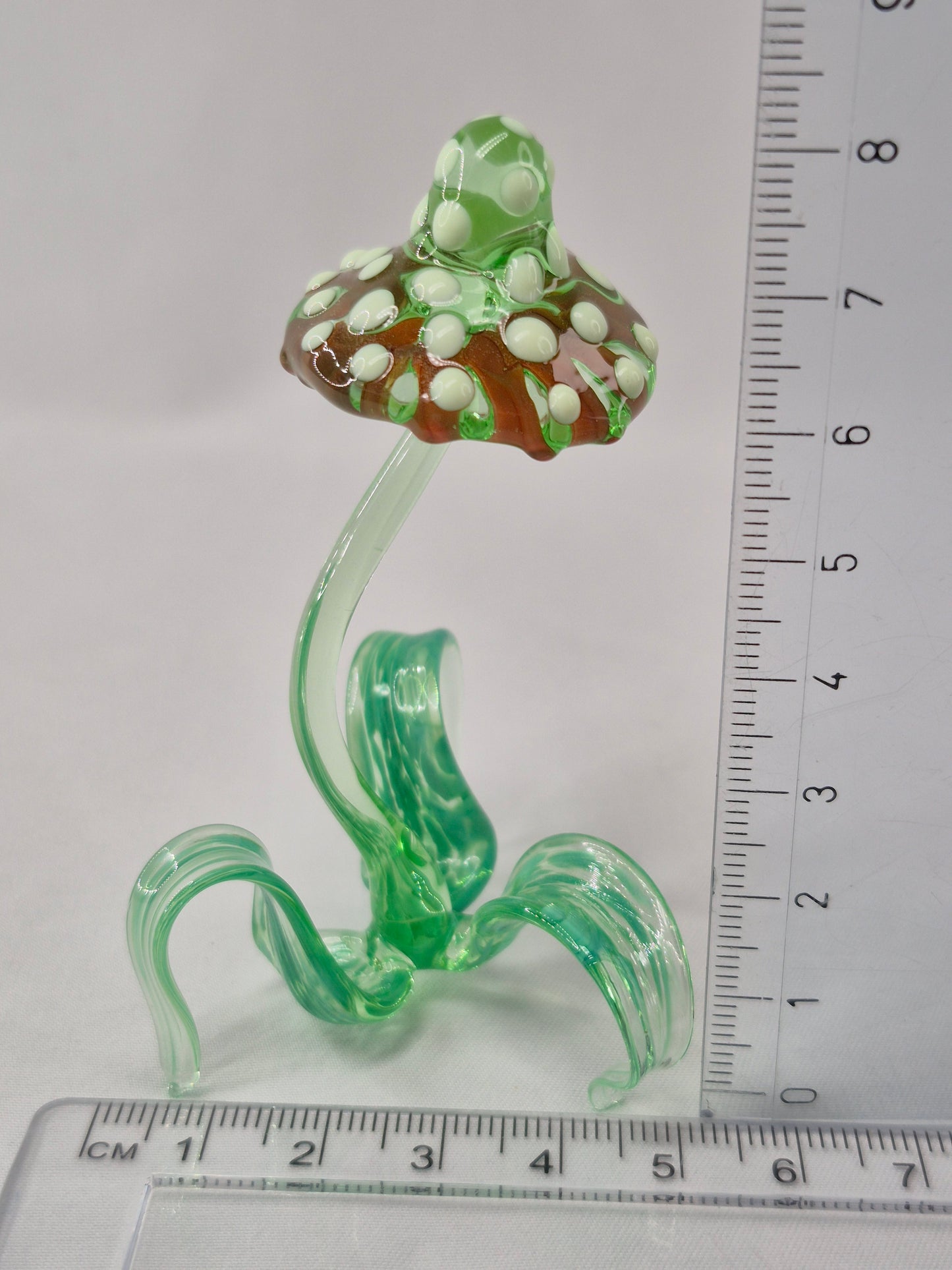 Uranium Glass Mushroom
